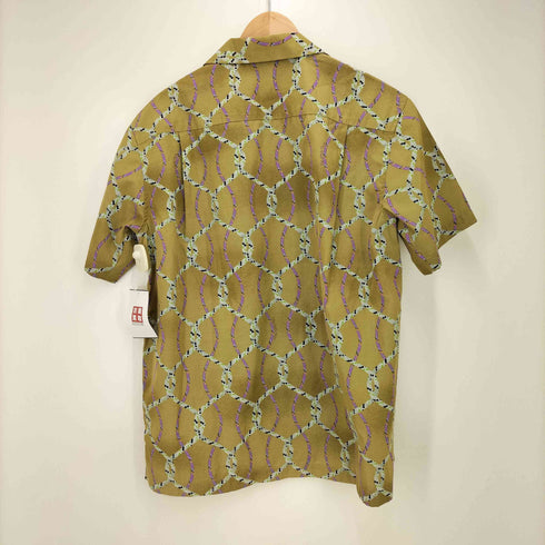 ザノースフェイス THE NORTH FACE ボックス シルエット 総柄 オープンカラー S/S シャツ メンズ import:M