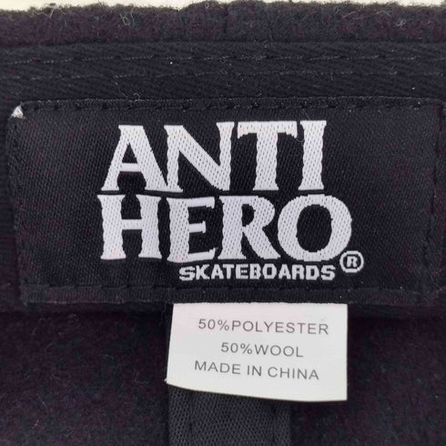 アンタイヒーロー ANTIHERO イーグルロゴ刺繍 6パネル スナップバック キャップ メンズ