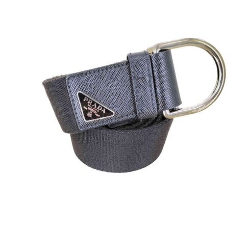 プラダ PRADA ウーブン Re-Nylon ベルト メンズ 80/32