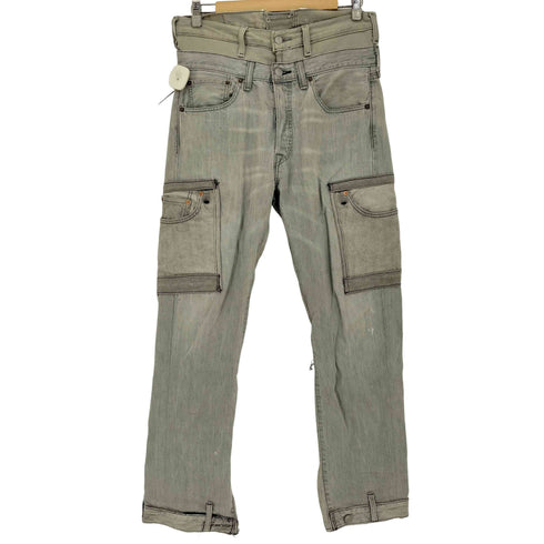 リーバイス Levis 501 ダブルウエスト リメイクデニムパンツ メンズ W31/L30