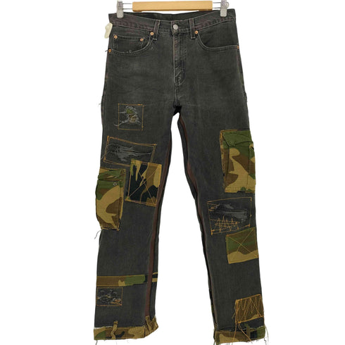 リーバイス Levis 505 カモ リメイク フレアデニムパンツ メンズ W31/L32