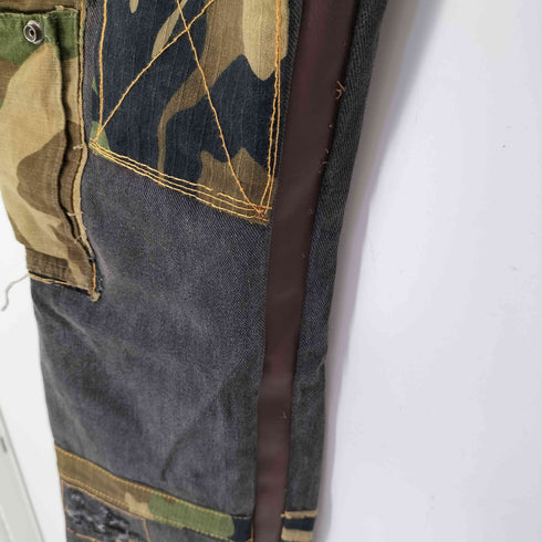 リーバイス Levis 505 カモ リメイク フレアデニムパンツ メンズ W31/L32