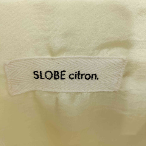 スローブシトロン SLOBE citron 21SS Funny サテンシャツ レディース FREE