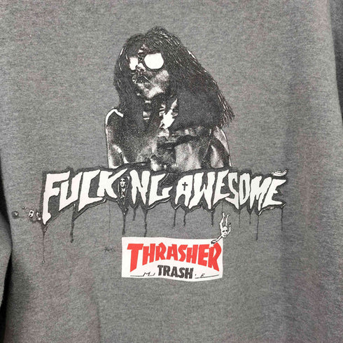 ファッキンオーサム FUCKING AWESOME 17AW TRASH ME HOODIE コラボ パーカー フード フーディー メンズ import:M