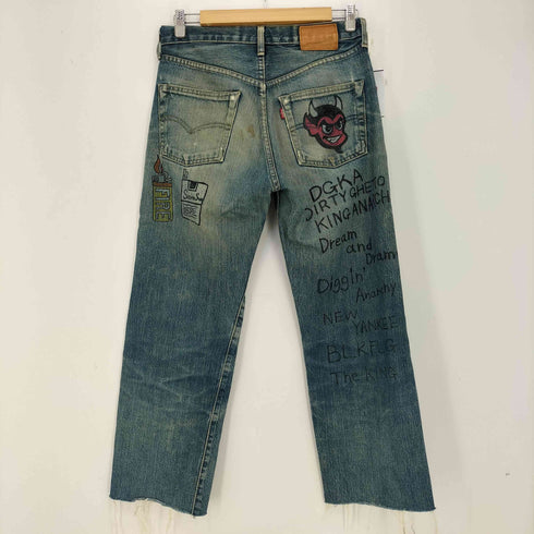 リーバイス Levis 92年製 503BXXボディ ペイントリメイク ダメージデニム メンズ 30