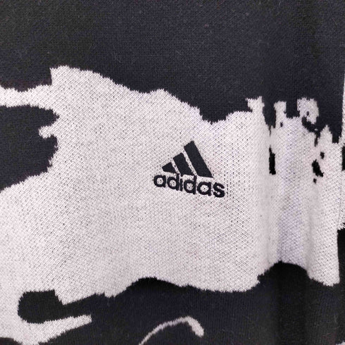 アディダス adidas LONG SLEEVE CREWNECK GRAPHIC SWEATER ヒストリカルジャカード ニット メンズ XO