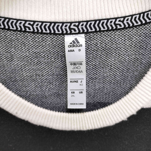アディダス adidas LONG SLEEVE CREWNECK GRAPHIC SWEATER ヒストリカルジャカード ニット メンズ XO