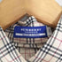 バーバリーロンドン BURBERRY LONDON ロゴ刺繍 ノバチェック柄 七分袖シャツ レディース EUR:38