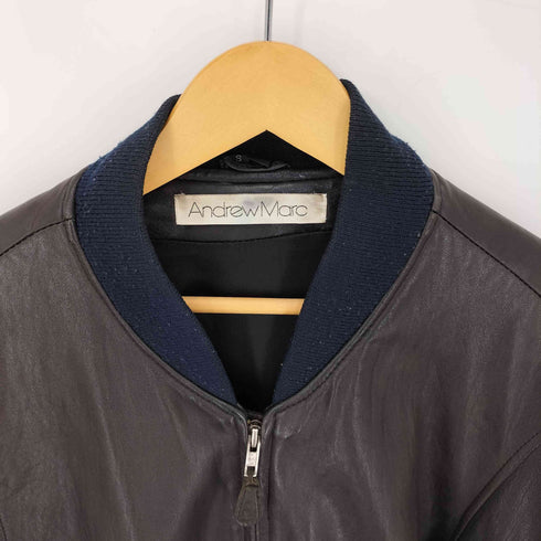 Andrew Marc 90S レザーフライトジャケット メンズ import:S
