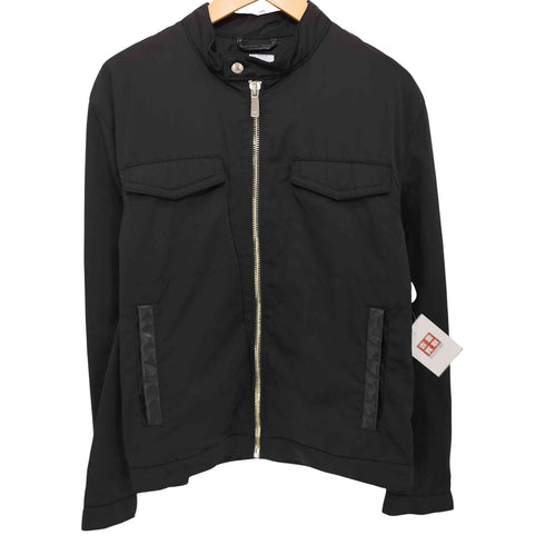 ザラ ZARA フルジップ 切替 ナイロンジャケット メンズ import:M