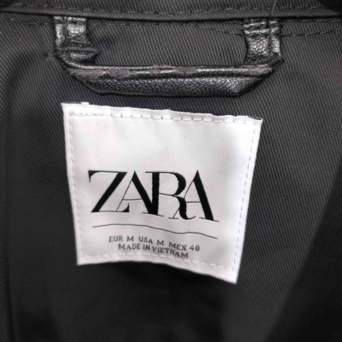 ザラ ZARA フルジップ 切替 ナイロンジャケット メンズ import:M