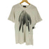 カバンドズッカ CABANE de ZUCCa フェザープリントクルーネックTシャツ メンズ JPN:M
