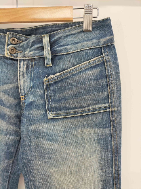 ディーゼル DIESEL ストレートデニムパンツ レディース 25