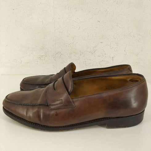 JOHN LOBB ミュージアムカーフ パリジャンブラウン Lopez ロペス コインローファー メンズ ソール長さ 27