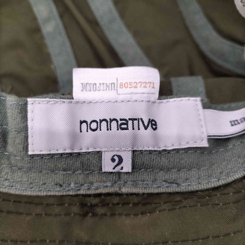 ノンネイティブ nonnative TROOPER HAT-COTTON TWILL WAXED MILLERAIN DRIDENz メンズ JPN:2