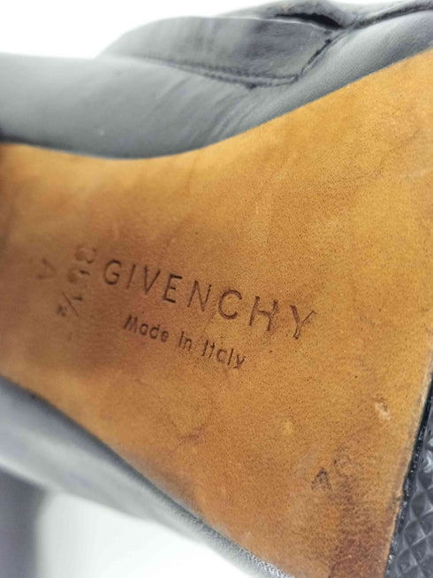 ジバンシィ GIVENCHY オープントゥ サイドジップ スタッズヒールブーツ レディース 35 1/2