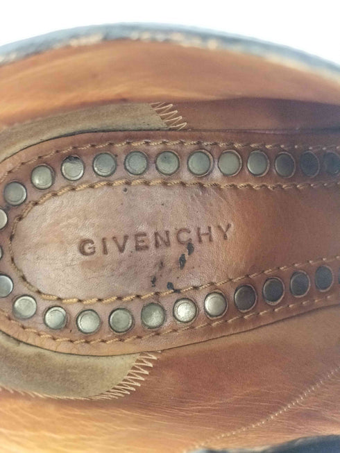 ジバンシィ GIVENCHY オープントゥ サイドジップ スタッズヒールブーツ レディース 35 1/2