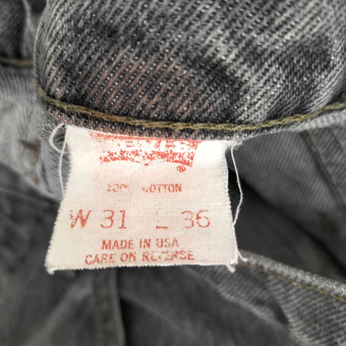 リーバイス Levis 90S USA製 517 先染めブラック ブーツカットデニム メンズ W31/L36