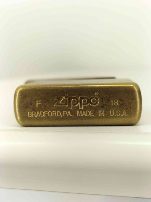 ジッポ ZIPPO 29675 Zippo Diagonal Weave Brass メンズ