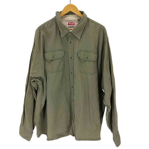 ラングラー Wrangler オーバーサイズL/Sワークシャツ メンズ 3X