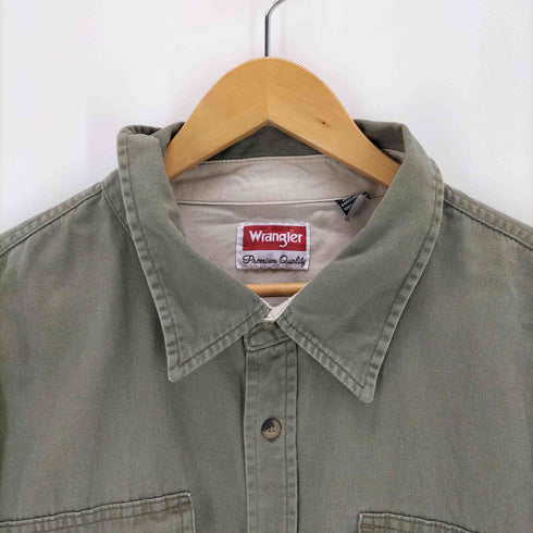 ラングラー Wrangler オーバーサイズL/Sワークシャツ メンズ 3X