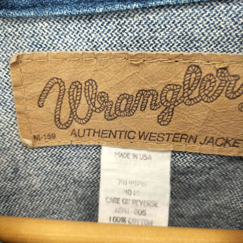 ラングラー Wrangler 90S USA製 COWBOY CUT デニムトラッカージャケット メンズ