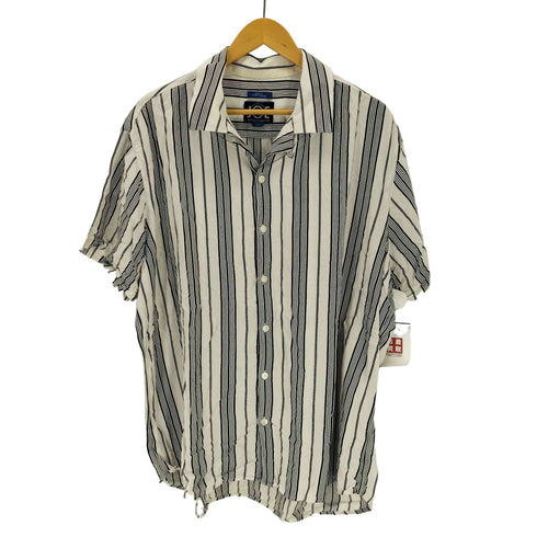 ジョセフアボード JOSEPH ABBOUD レーヨン100% 開襟S/Sストライプシャツ メンズ JPN:XXL