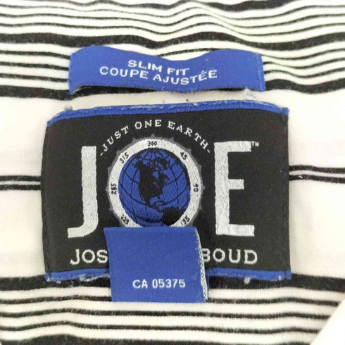 ジョセフアボード JOSEPH ABBOUD レーヨン100% 開襟S/Sストライプシャツ メンズ JPN:XXL