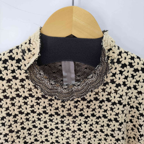 L/S 花柄刺繍トップス レディース