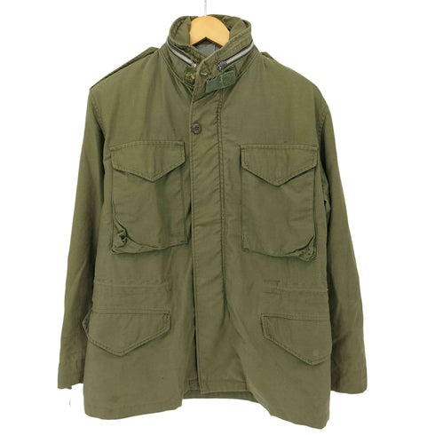 ユーエスアーミー U.S. ARMY 68年会計 ALPHA社製 2nd M-65 フィールドジャケット 裏地グレー メンズ SMALL-SHORT