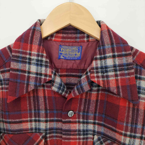 ペンドルトン PENDLETON 70S USA製 ボードシャツ メンズ import:M