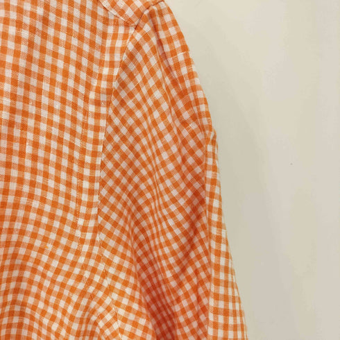 ラルフローレン RALPH LAUREN CLASSIC FIT リネン ギンガムチェック BDシャツ メンズ import:S