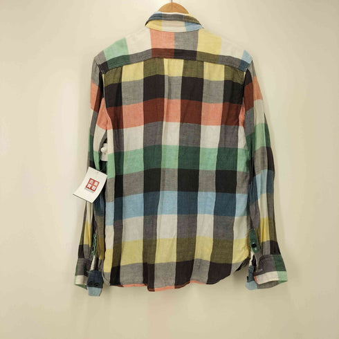 ブルーナボイン BRU NA BOINNE マルチ ブロックチェック L/S シャツ メンズ JPN:0