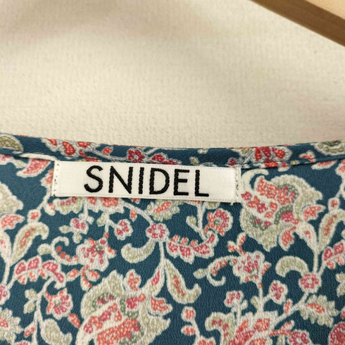 スナイデル snidel バリエーション プリント ガウン ワンピース レディース FREE