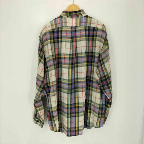 ラルフローレン RALPH LAUREN リネン チェック BDシャツ メンズ import:XL