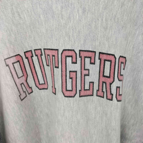 チャンピオン Champion 80S USA製 REVERSE WEAVE RUTGERS 染み込み メンズ import:M