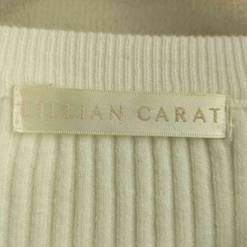 リリアンカラット LILLIAN CARAT ボリューム スリーブ ツイード ニット レディース JPN:2