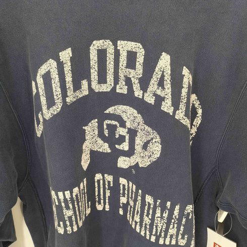 チャンピオン Champion 90S USA製 REVERSE WEAVE COLORADO 3段ラバープリント メンズ import:XL