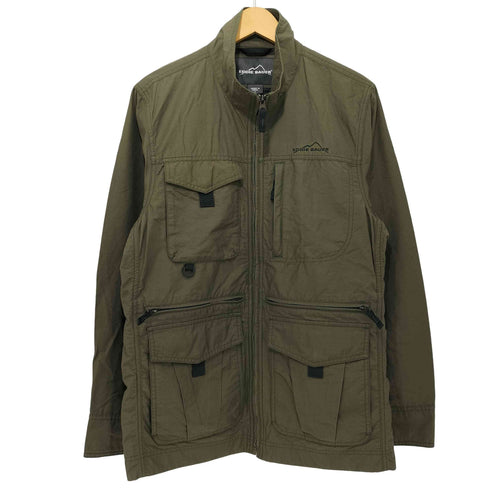 エディーバウアー Eddie Bauer マルチポケット リップストップ ナイロン ジップアップ ジャケット メンズ import:S