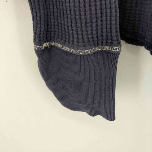 ギャップ Gap 00S ヘンリーネック サーマルカットソー ナス紺 メンズ JPN:S