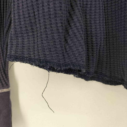 ギャップ Gap 00S ヘンリーネック サーマルカットソー ナス紺 メンズ JPN:S