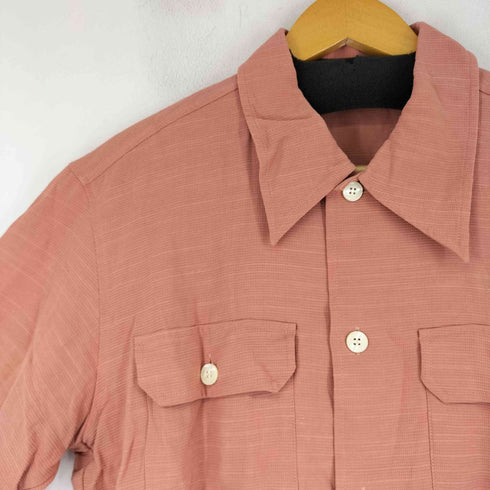 ジュンメン JUN MEN 90S レーヨン混 S/S シャツ フラップポケット ボックスシルエット メンズ