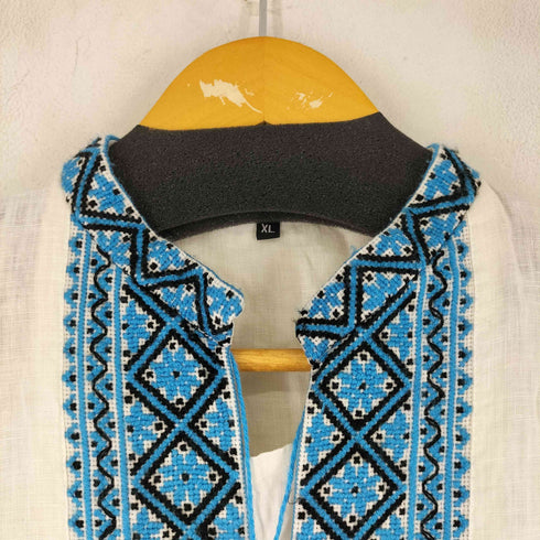 ウクライナ刺繍 シャツ メンズ JPN:XL