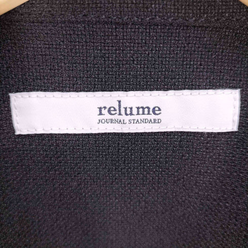 ジャーナルスタンダードレリューム JOURNAL STANDARD relume 24SS Reflax ウォッシャブル オーバーサイズ ポロシャツ メンズ JPN:M