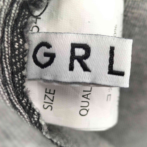 グレイル GRL フロントジップスリットデニムジャンパースカート レディース JPN:L