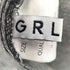 グレイル GRL フロントジップスリットデニムジャンパースカート レディース JPN:L