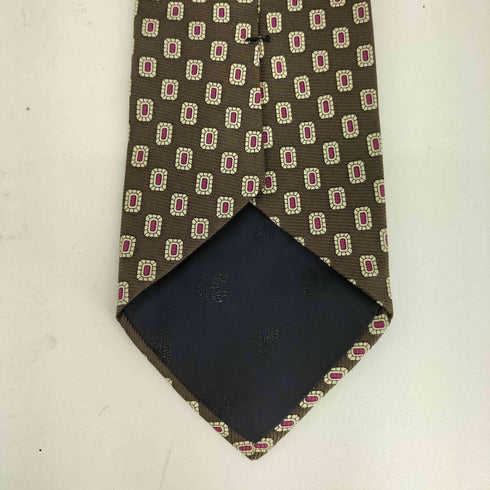 ブルックスブラザーズ BROOKS BROTHERS 総柄 シルクネクタイ メンズ
