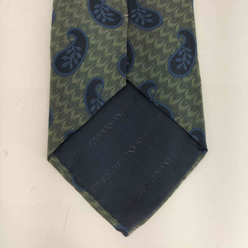 ジョルジオアルマーニ Giorgio Armani ペイズリー柄 シルクネクタイ メンズ