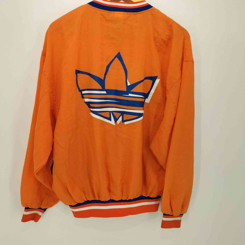 アディダスオリジナルス adidas Originals 80S 銀タグ ビッグトレフォイルロゴ ジップアップ ブルゾン ジャケット メンズ