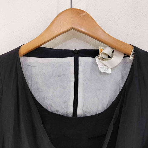 ANNE VALERIE HASH ハンガリー製 シルクノースリーブワンピース ビックポケット レディース import:XS
